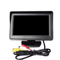 4.3 inç TFT LCD araç monitör ters park ve IR/LED gece görüş dikiz kamera