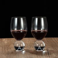 Verre à vin rouge de luxe en gros, fabriqué en usine, avec certificat CE, intérieur en cristal gravé, verre à vin rouge
