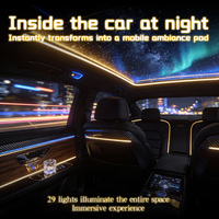 Lumière d'ambiance intérieure de voiture 6V 10W pour Trumpchi E8 2024-2025, style ruban montagne, pour console centrale, installation sans démolition