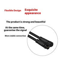 Connecteurs de câbles circulaires étanches en cuivre FPC M8-M16 (2-5 broches mâle/femelle) pour éclairage LED extérieur, pompes à eau et surveillance