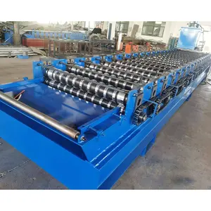 Construction Works Building Material Machinery Steel Tile Corrugated Making Machine Roof Sheet Rolling Machine