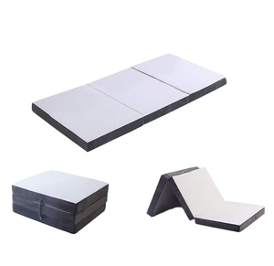 Nữ Hoàng Kích Thước Có Thể Gập Lại Bộ Nhớ Bọt Nệm Với Có Thể Tháo Rời Bìa Làm Mát Thiết Kế Hiện Đại Di Động Cho Sofa Giường RVs Và Cắm Trại - Product Image 2