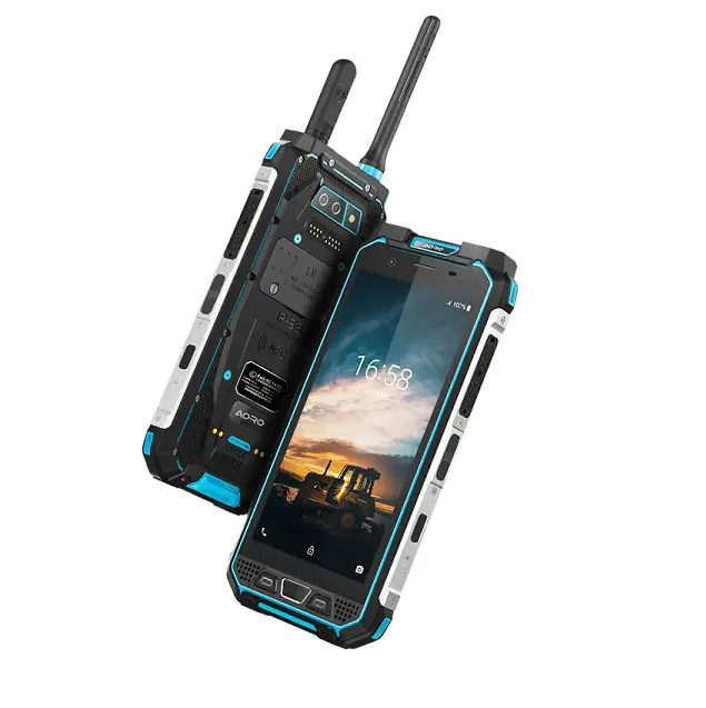 Aoro M5 Keamanan Otomasi Teknologi Profesional IP68 Jaminan Keamanan Nasional Walkie Talkie 4G Ponsel Fitur Android