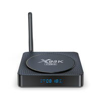 Boîtier TV Android 11 X98K PRO Quad Core 4 Go RAM 32 Go ROM, le meilleur avec RK3566, Wi-Fi double bande 5G, BT, LAN 1000M, et prise en charge 8K