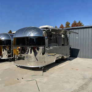 Viral Mobile Food <b>Cart</b> Multi Functional Light Meal <b>Camping</b> Vehicle Hotdog Ice Cream Fast Food Stainless Steel 4 Wheel Vending - Product Image 2
