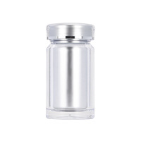 Flacon de compléments alimentaires haut de gamme, capacité 100 ml, grand volume, conteneur de 60 unités, herbes médicinales chinoises, plastique