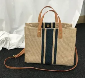 Modische Leinen handtaschen für Damen