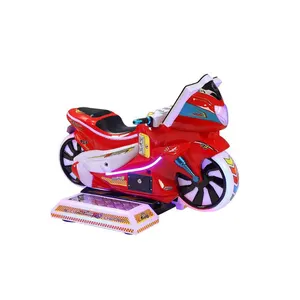 Satılık ucuz çocuk yarış oyunu sıcak plastik ön hız motosiklet oyun makinesi çalıştırmak için bir sikke atmak
