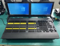 Console de contrôle d'éclairage de scène DMX Dual Touch Screen Ma2 T2 Black Horse avec fader ONPC et rétroéclairage RVB
