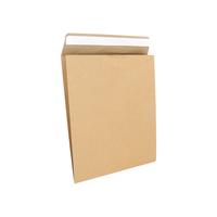 Enveloppe en papier kraft brun personnalisable avec fermeture autocollante pour la livraison de vêtements et de chaussettes, utilisation pour les fourrures