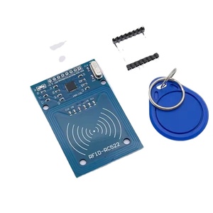 โมดูลไร้สาย <span class=keywords><strong>Gintech</strong></span> RFID IC รุ่น MFRC-522 RC-522 RC522 แบบติดตั้งบนแผงวงจร  ตัวเขียนและอ่านค่าคีย์ IC แบบ SPI สำหรับบัตร IC  ใช้กับ Arduino - Product Image 1