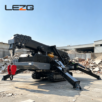 Grue araignée haute précision 4 tonnes 6 tonnes à vitesse de levage réglable pour le positionnement de machines d'atelier
