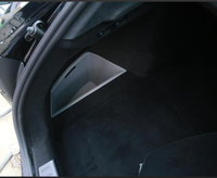 Accessoires de voiture Organisateur de coffre arrière Boîte de rangement latérale pour Tesla Model X 2024 Kit Organisateur de coffre de voiture