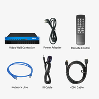 Processeur vidéo multi-volets 4K60 (4 entrées, 18 sorties) avec FPGA et personnalisation EDID, idéal pour les écrans commerciaux