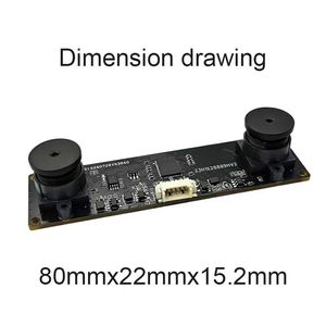 Módulo de Cámara Binocular USB2.0 con Sensor CMOS OV4689 de 2MP, Captura de Imagen Sincrónica UVC, para Reconocimiento Facial, Control de Acceso, Terminal de Quiosco - Product Image 2