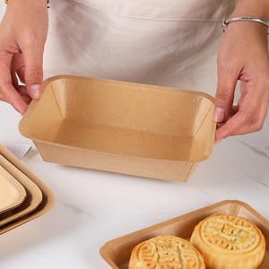 Assiettes rectangulaires jetables en papier kraft pour les dîners barbecue et le camping, vaisselle commerciale avec boîtes en forme de bateau - Product Image 3