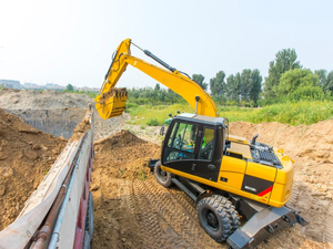 Excavadora de Ruedas M315D2 de Buen Rendimiento y Precio Económico con Alta Fuerza de Cucharón y Brazo - Product Image 1
