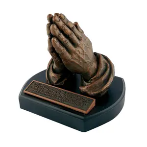 Bidden Handen Sculptuur Vuurtoren Christian Bidden Religieuze Standbeeld