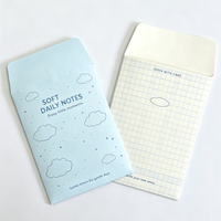 Pochette d'enveloppe en papier graphique minimaliste imprimée pour emballage d'insertion de marque de boutique en ligne