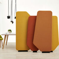 Panneaux Acoustiques de Bureau et Cloisons Acoustiques en Polyester Insonorisantes pour Plafond et Mur, Idéals pour Studio à Domicile et Bureau