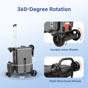 ELALA Venta al por Mayor de Maletas Inteligentes Flexibles con Scooter Eléctrico Portátil, Velocidad Máxima de 25 km/<span class=keywords><strong>h</strong></span>, para Actividades al Aire Libre - Product Image 4