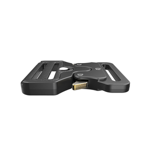 Schnellverschluss-Seitenschnalle 39mm Taktische Taschenschnalle aus Aluminiumlegierung Schwarz Taktische Schnalle für Taschen und Gurte - Product Image 3