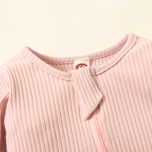 Groothandel Aangepaste Lange Mouw Rits <span class=keywords><strong>Baby</strong></span> Jongens Meisjes Rompertjes <span class=keywords><strong>Baby</strong></span> Kleding <span class=keywords><strong>Baby</strong></span> Jumpsuit - Product Image 2