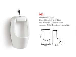 <span class=keywords><strong>Urinoir</strong></span> mural en céramique à chasse d'eau par gravité pour enfants, best-seller, pour salle de bain, vente en gros - Product Image 2