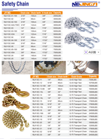 Chaîne de sécurité robuste pour remorque, crochets G43 G70, chaîne de transport 2000-24500 LBS, crochet haute résistance, chaîne de remorquage, fabricant OEM