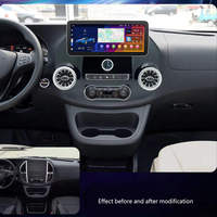 Pantalla Inteligente de 12.3 Pulgadas con Radio Android Compatible con CarPlay para Mercedes-Benz Vito W447 2016-2023 con GPS Integrado, Función MP3 y DSP