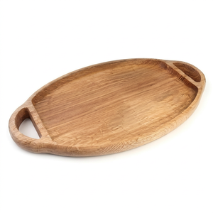 Plato Sizzler de madera grande hecho a mano exclusivo, vendedor superior de calidad superior, perfecto para presentación de comida en restaurante y hogar - Product Image 1