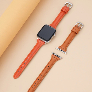 สายนาฬิกาหนังบางเฉียบหรูหราของ iWatch Series 10 9 45 49มม. สายสำรองที่กำหนดเองสำหรับนาฬิกา S10สายนาฬิกา ULTRA 2 - Product Image 3