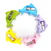 6 pièces taille-crayon dessin animé, ensemble d'outils de papeterie scolaire Kawaii, vente
