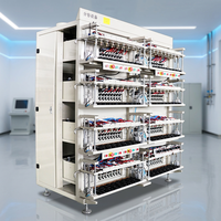 Équipement de test de batteries 64CH 128CH 256CH 512CH pour cellules cylindriques, prismatiques, en pochette, packs, modules, laboratoire, OEM