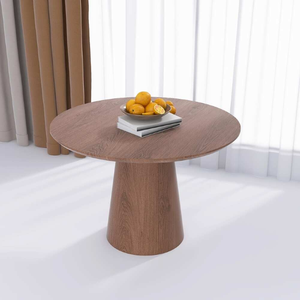 Tavolo da Pranzo Rotondo in Legno di Stile Nordico Europeo Moderno e Lussuoso per Casa, <span class=keywords><strong>Cucina</strong></span>, Hotel o Appartamento - Product Image 3