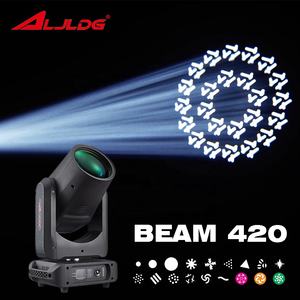 Luz de Palco <span class=keywords><strong>Prism</strong></span> King Beam 420 Equipado com Suporte Dobrável com 17 Efeitos de Padrão e 14 Blocos de Cores Efeito de Palco Impactante - Product Image 1