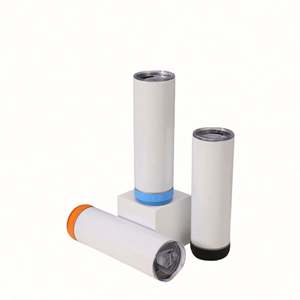 Botellas Inteligentes de Acero Inoxidable con Reproductor de Música Inalámbrico, Vaso con Altavoz, Sublimación, Recto, 20oz, Minimalista, USB - Product Image 1