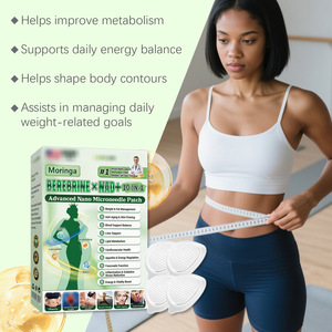 Patchs Minceur Naturels aux Herbes Formule Avancée au Moringa pour une <span class=keywords><strong>Réduction</strong></span> Efficace <span class=keywords><strong>de</strong></span> la Graisse et une Gestion du Poids - Product Image 4