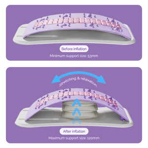 Masajeador de espalda ajustable al por mayor con airbag, soporte lumbar y cervical para relajar los músculos y mejorar la postura - Product Image 2
