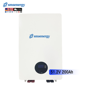 Batería de Almacenamiento de Energía Doméstica Apilable de Pared <span class=keywords><strong>SMS</strong></span> 51.2V 200Ah LiFePO4 con Comunicación CAN para Uso Doméstico - Product Image 1