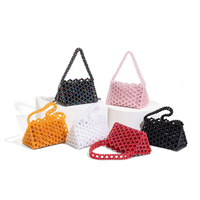Sac de soirée perlé fait main pour femme, sac à main ajouré avec poignée supérieure, sac bandoulière avec pochette intérieure pour mariage, fête, bal de promo, banquet
