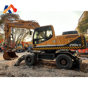 Excavadora de Ruedas Hyundai 210W-9 Usada, Modelo 2021, Motor Cummins, Caja de Cambios, Bomba y Rodamientos, Componentes Principales, Fabricada en China - Product Image 1