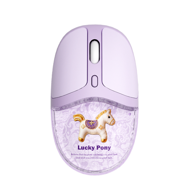 Custom Logo & IP Rechargeable 3D Oil-Filled Mouse Small Wireless BT/USB Dual-Mode Office Mouse