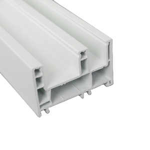 2 Track 3 2.5Mm Nhựa Upvc Cửa Sổ Profile Trượt Trắng Ép Đùn Co-ép Đùn Chì Miễn Phí Bền Tốt Cách Nhiệt Chất Lượng - Product Image 2