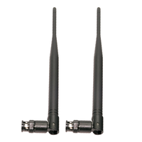 Antenne omnidirectionnelle sans fil portable 5dbi avec connecteur BNC, amplificateur de signal Wifi pour intérieur, antenne externe