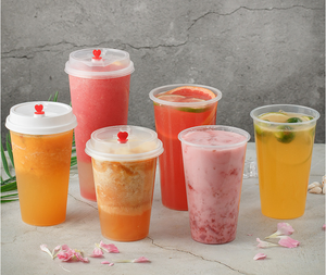 Vasos de Plástico Transparentes para Té de Burbujas, Smoothies y Bebidas Frías, Suministro de Fábrica - Product Image 3