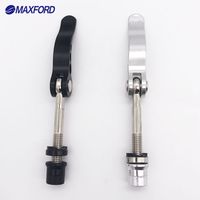 MAXFORD M8 X 40 / 50 / 55 / 60 / 65 / 75 / 85 / 120mm Tige filetée à dégagement rapide pour poteau de selle de vélo, Pièces de vélo