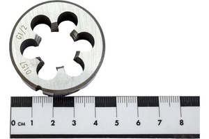 Piper Thread G1/2'' Tap- en matrijzenset Hoogwaardig staal Materiaal Tin gecoat Rechtse draad Snijden D=45mm - Product Image 6