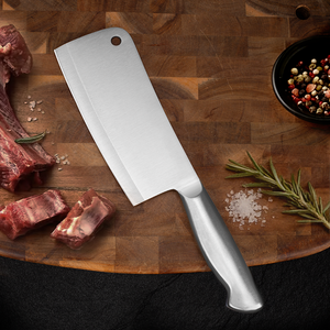 Cuchillos de cocina chinos de acero inoxidable de alta calidad, profesionales y aptos para uso alimentario, cuchillos chinos para cortar carne, los más vendidos. - Product Image 1