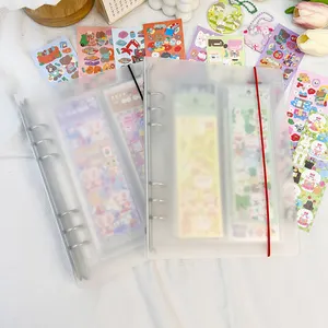 Pochettes <span class=keywords><strong>photo</strong></span> reliure à anneaux de poche A5 autocollant carte <span class=keywords><strong>photo</strong></span> claire pp corée mini collection <span class=keywords><strong>livre</strong></span> de composition <span class=keywords><strong>pour</strong></span> instax mini film - Product Image 1